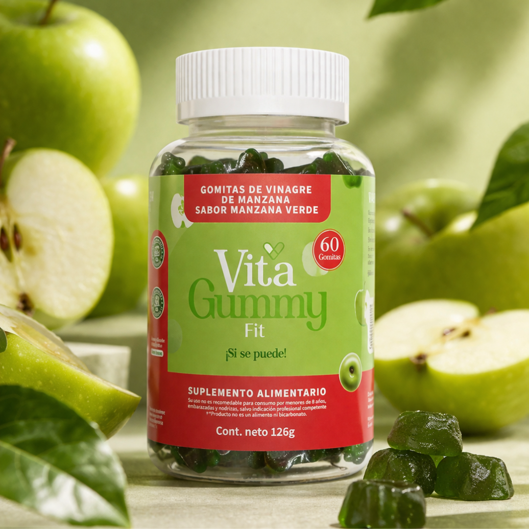Gomitas de Vinagre de Manzana: Beneficios y una forma realista de incorporarlo a tu rutina.