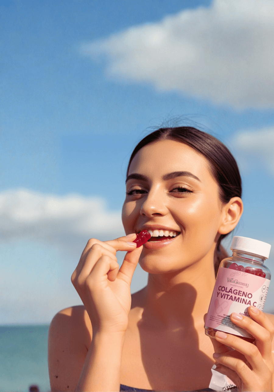Colágeno con Vitamina C en Gomitas: El Secreto para una Piel Radiante y Articulaciones Fuertes