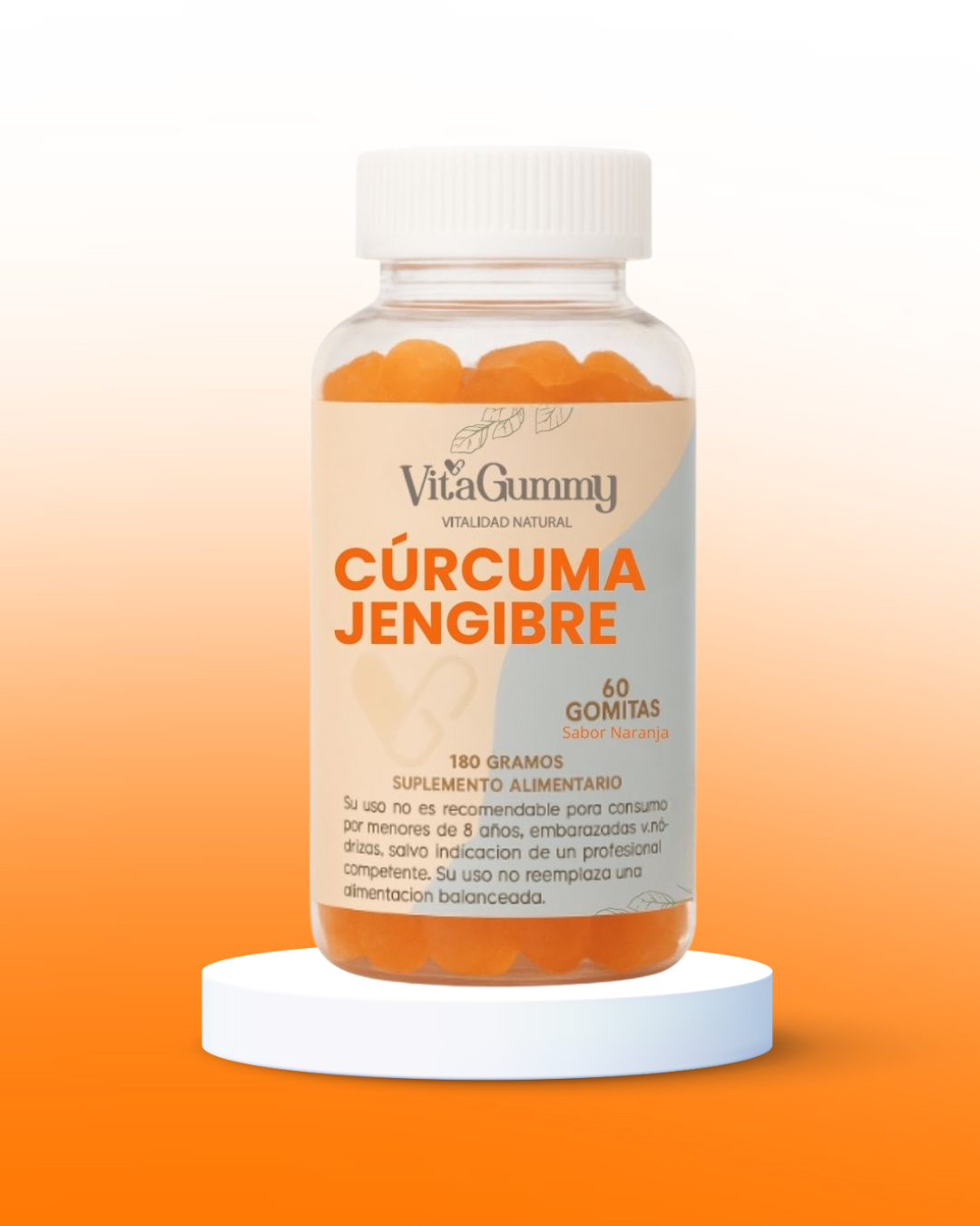 Gomitas de Cúrcuma Jengibre