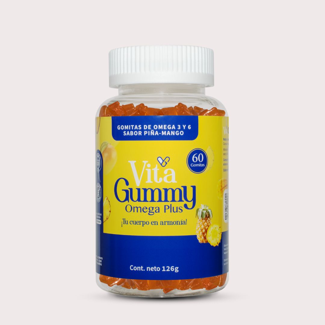 Gomitas de omega 3 y 6 - OMEGA PLUS.