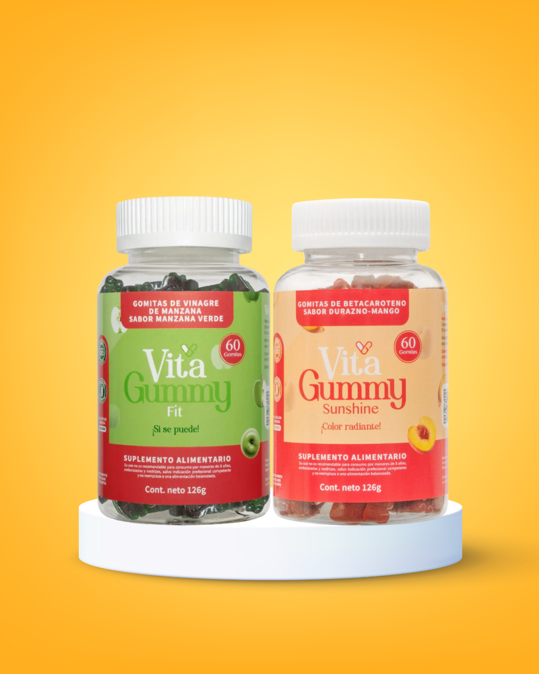 Pack Summer - Gomitas de Betacaroteno + Vinagre de Manzana.