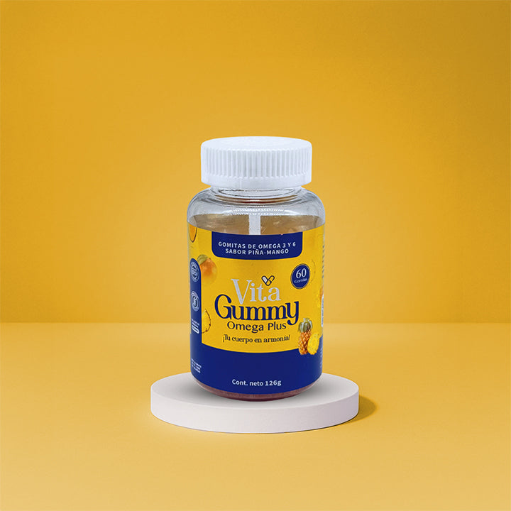 Gomitas de omega 3 y 6 - OMEGA PLUS.