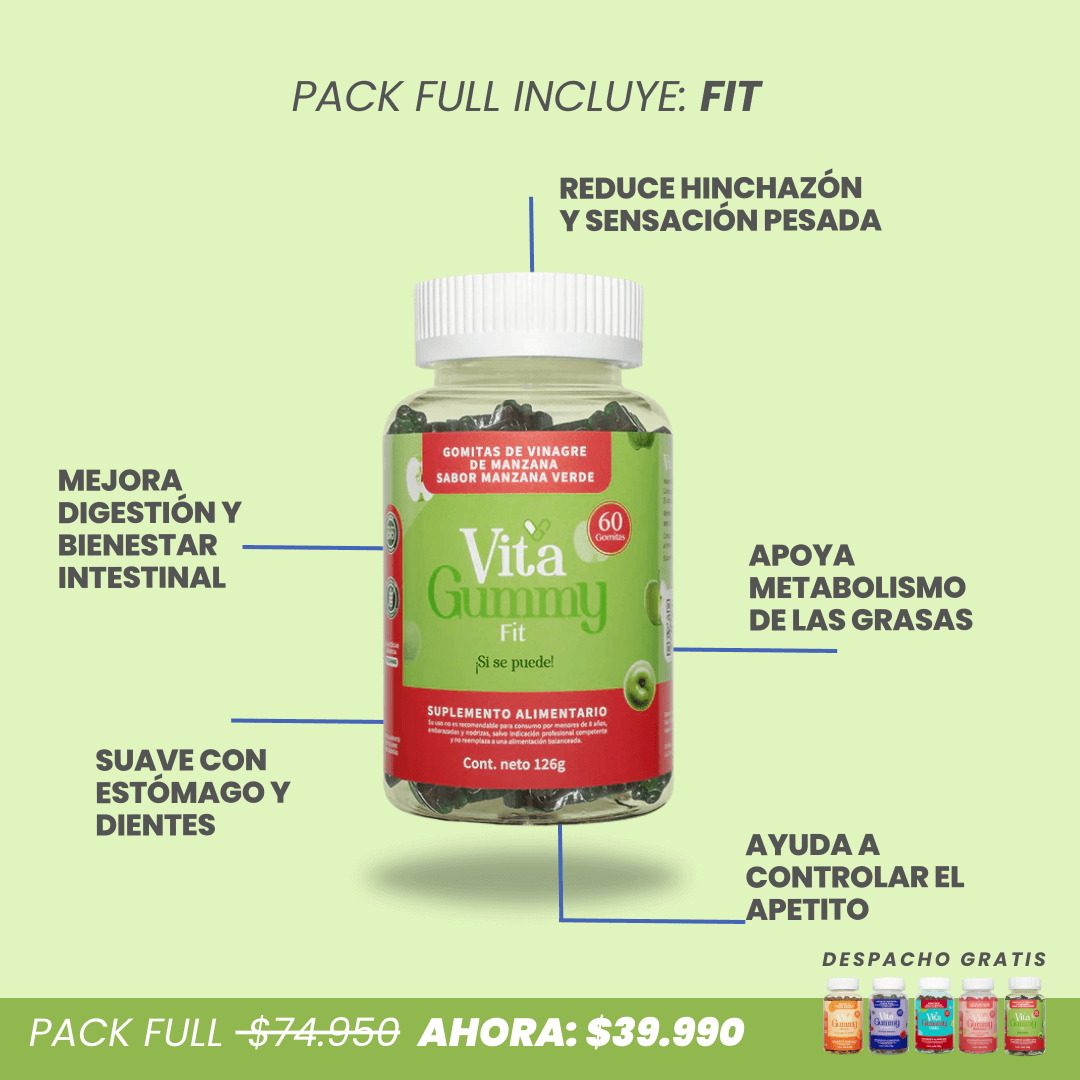 Pack Summer - Gomitas de Betacaroteno + Vinagre de Manzana.